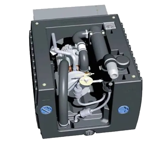 Elmo Rietschle L-BL2 liquid ring vacuum system cutaway